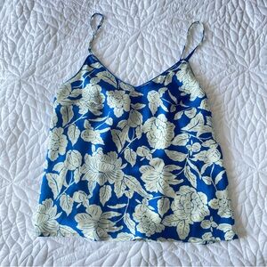 MAREE MAREE Blue and White Sleeveless Camisole